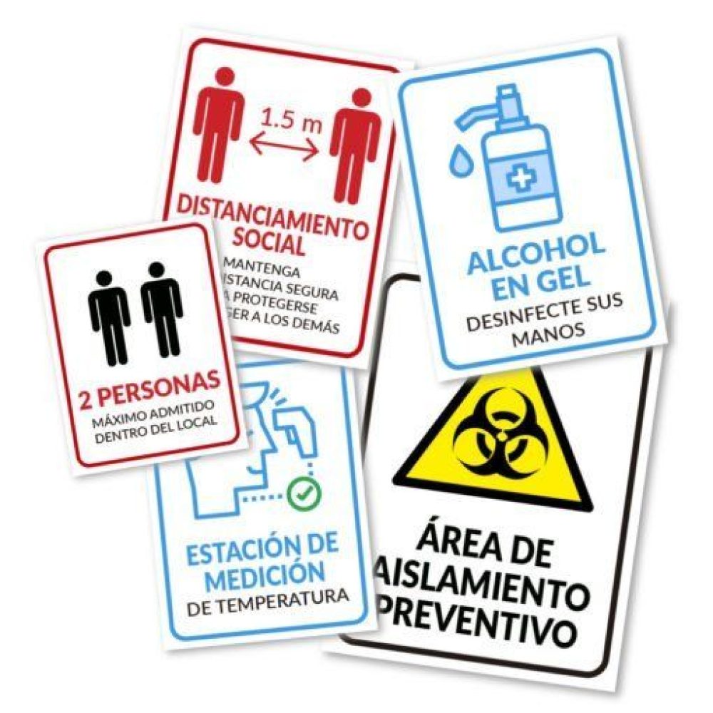 Afiches con autoadhesivo bifaz