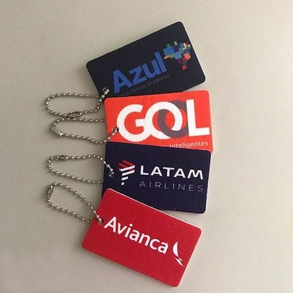 Tags para mochilas/valijas